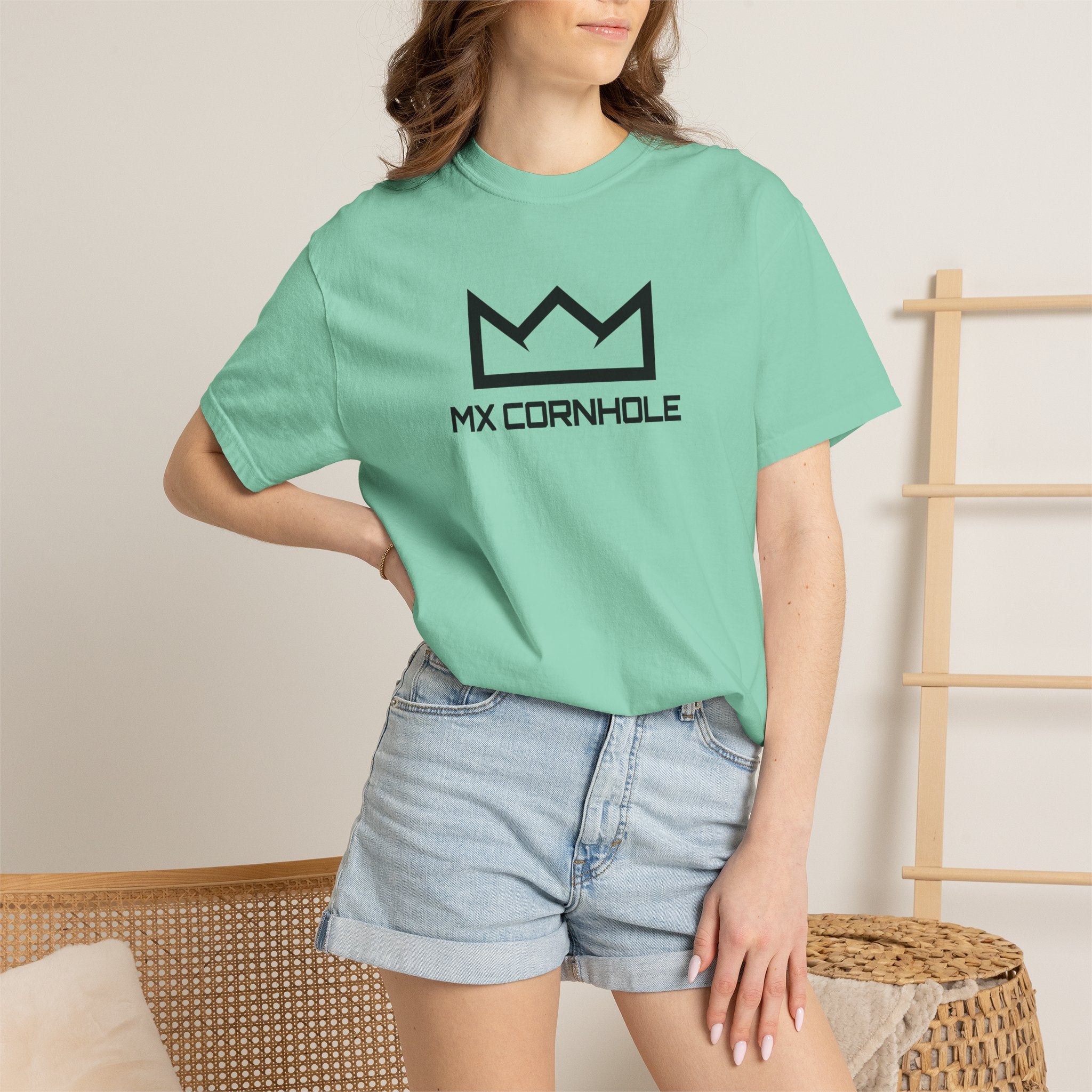 MX CROWN - Black - T-shirt