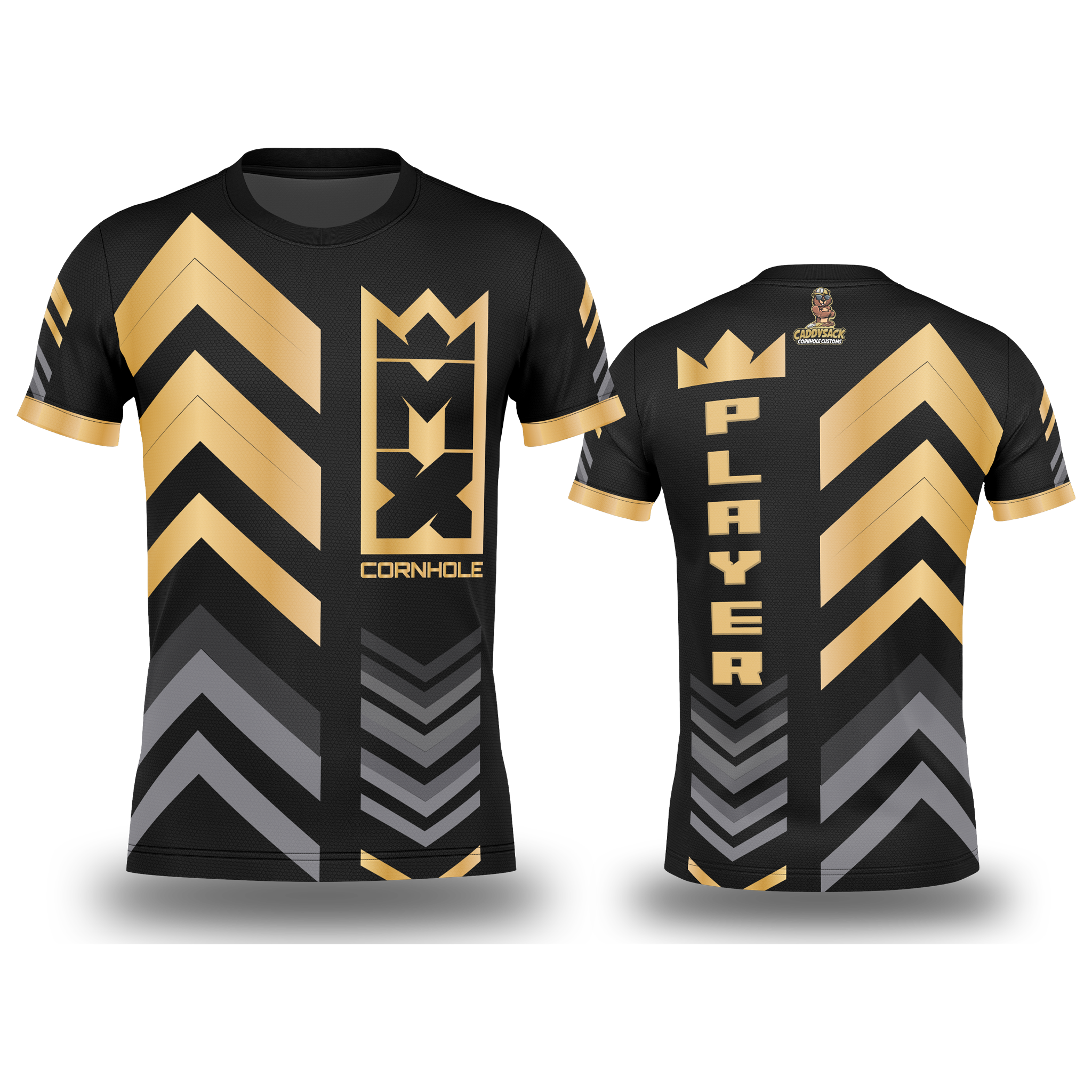 MX CORNHOLE - ARROW DESIGN-JERSEY_GOLD