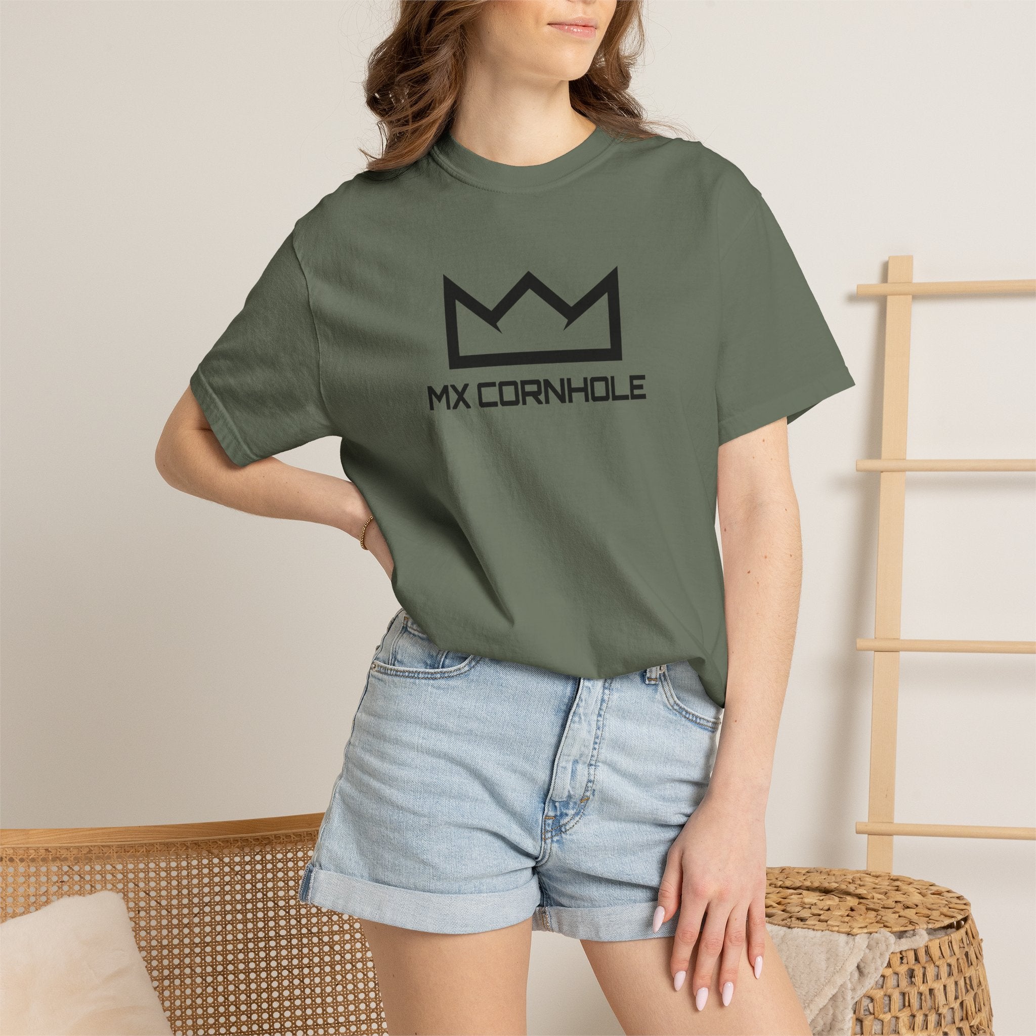 MX CROWN - Black - T-shirt