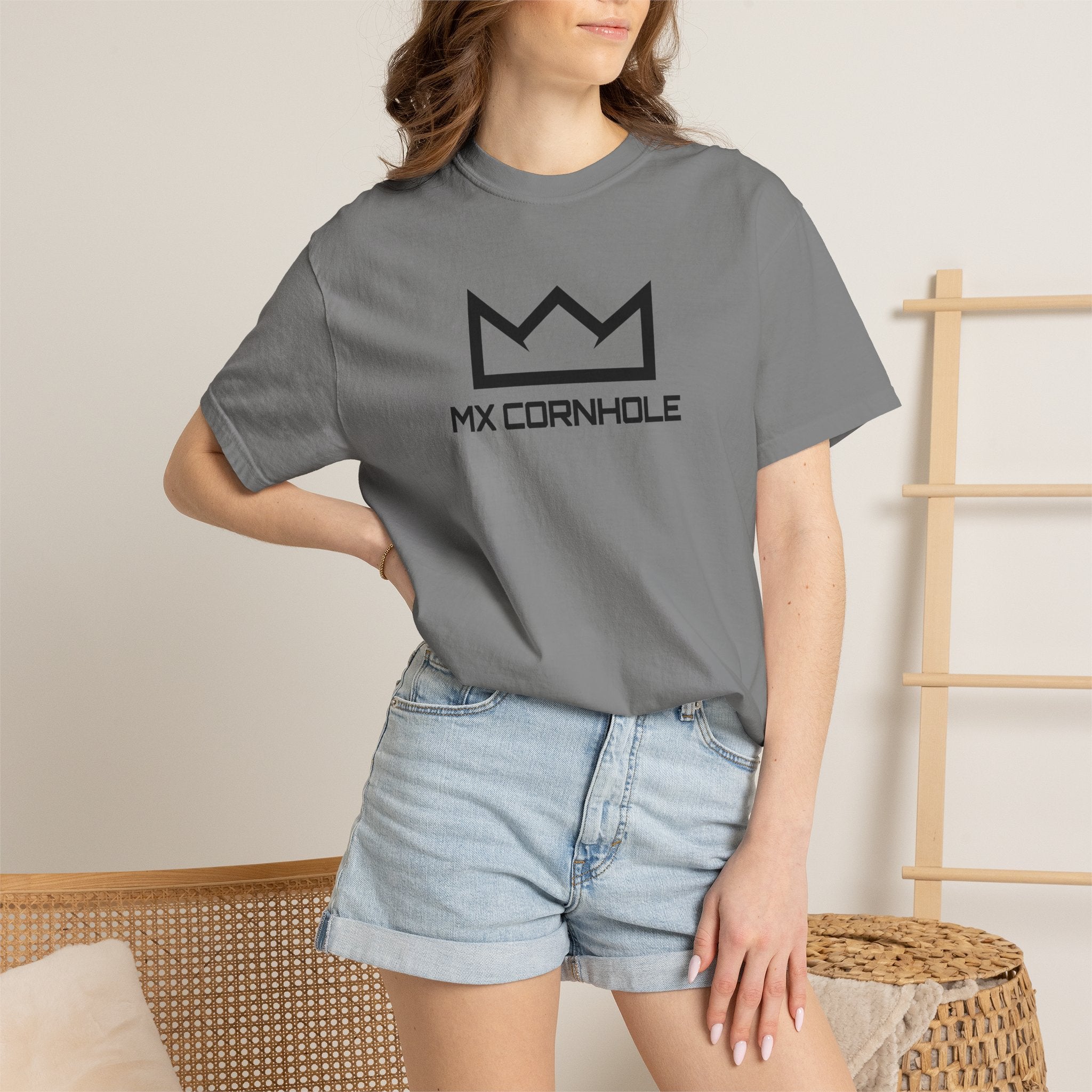MX CROWN - Black - T-shirt