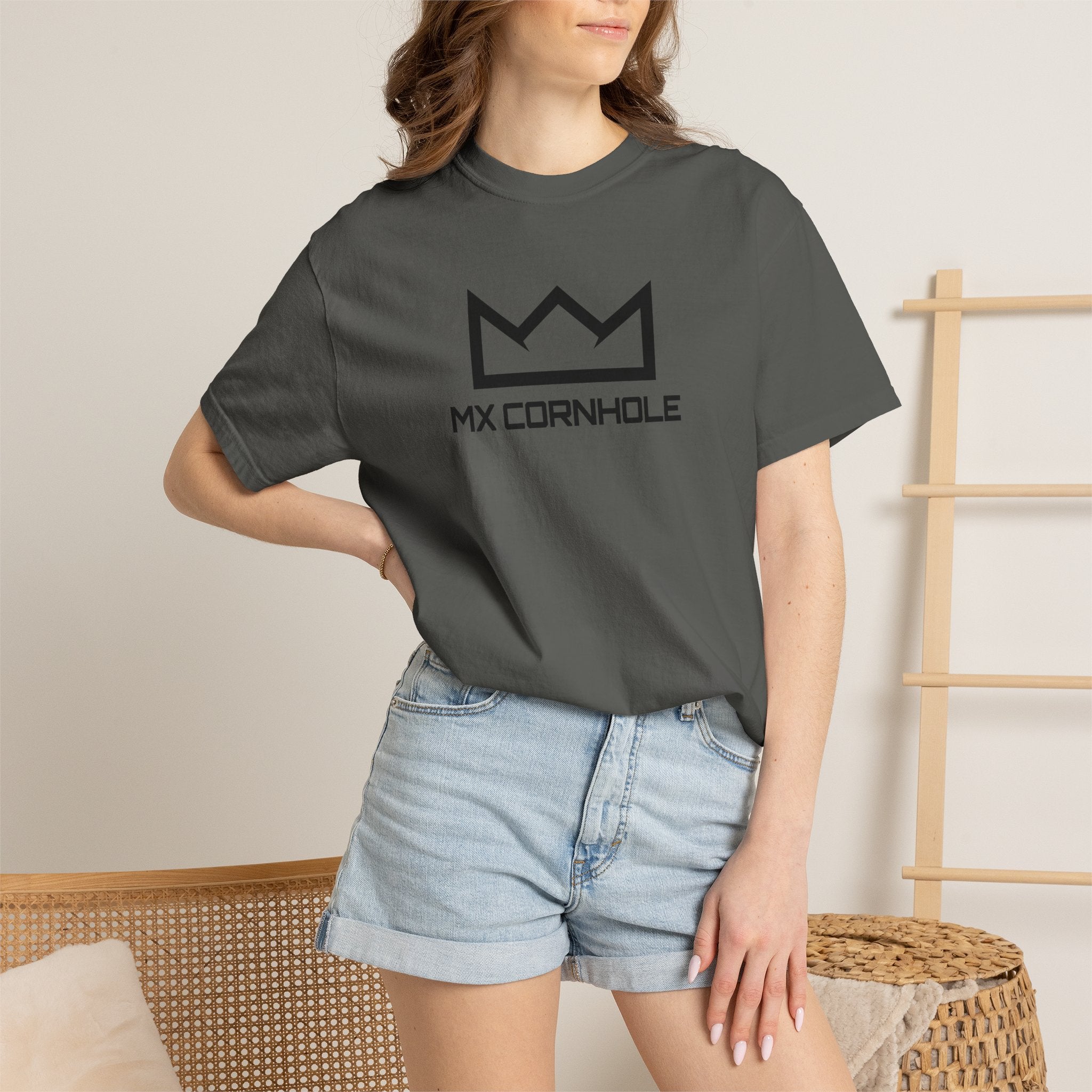 MX CROWN - Black - T-shirt