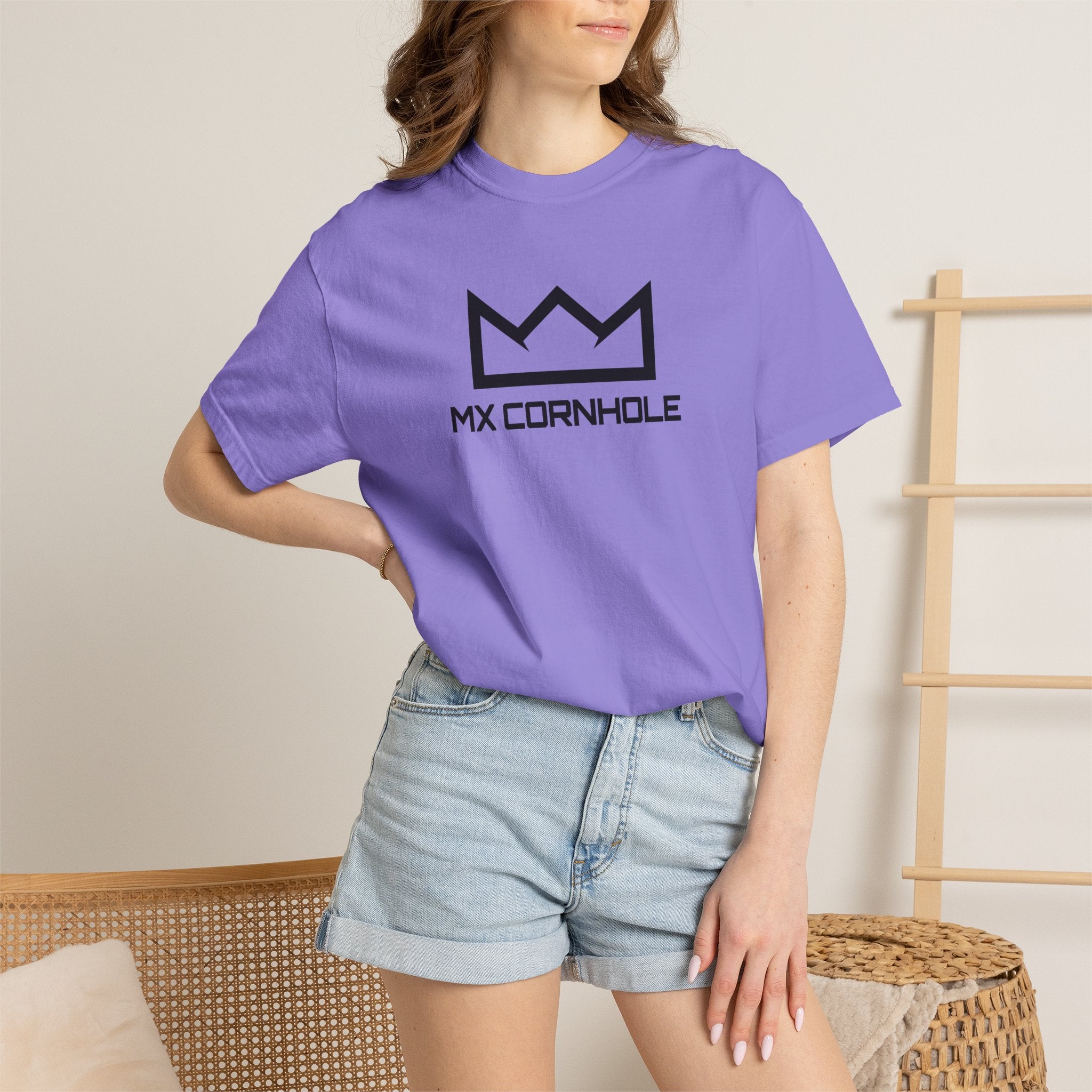 MX CROWN - Black - T-shirt