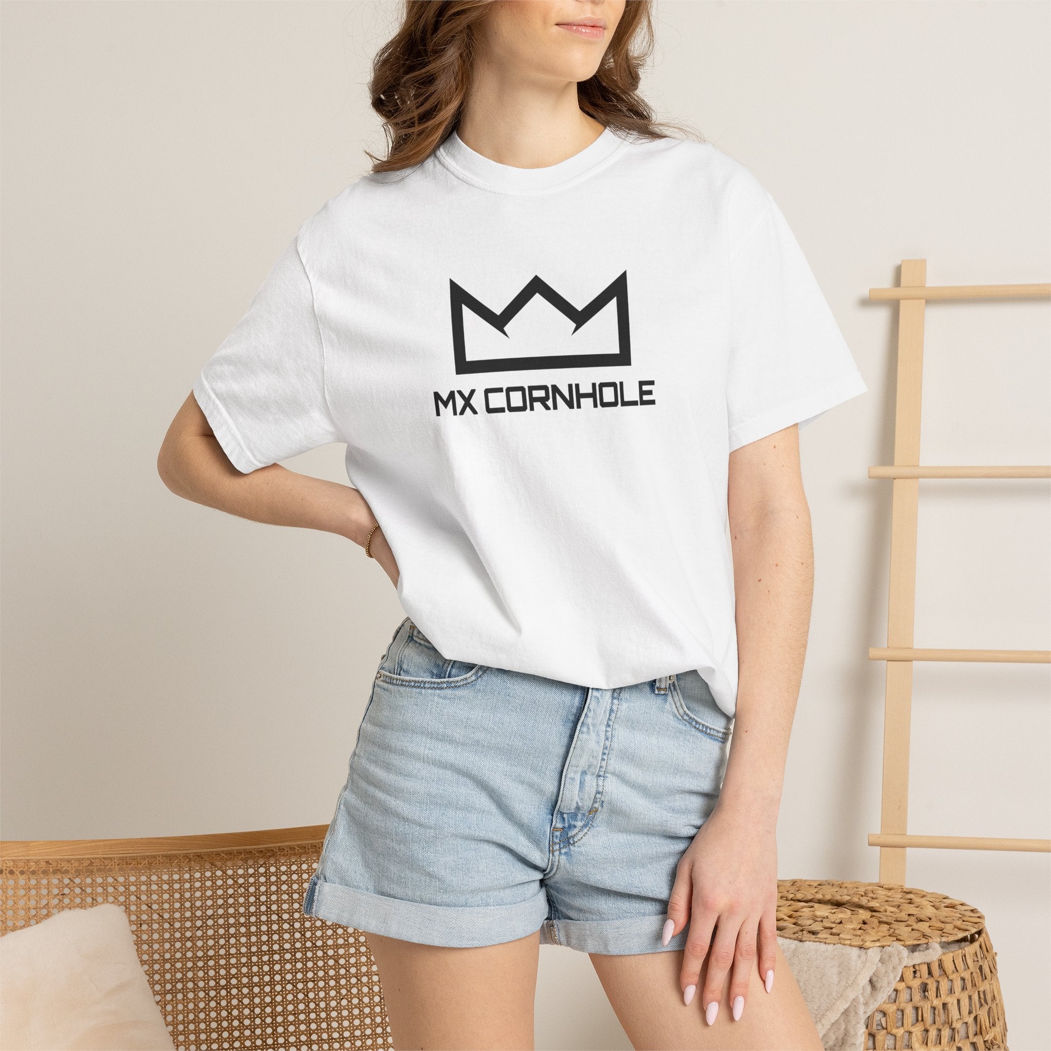 MX CROWN - Black - T-shirt