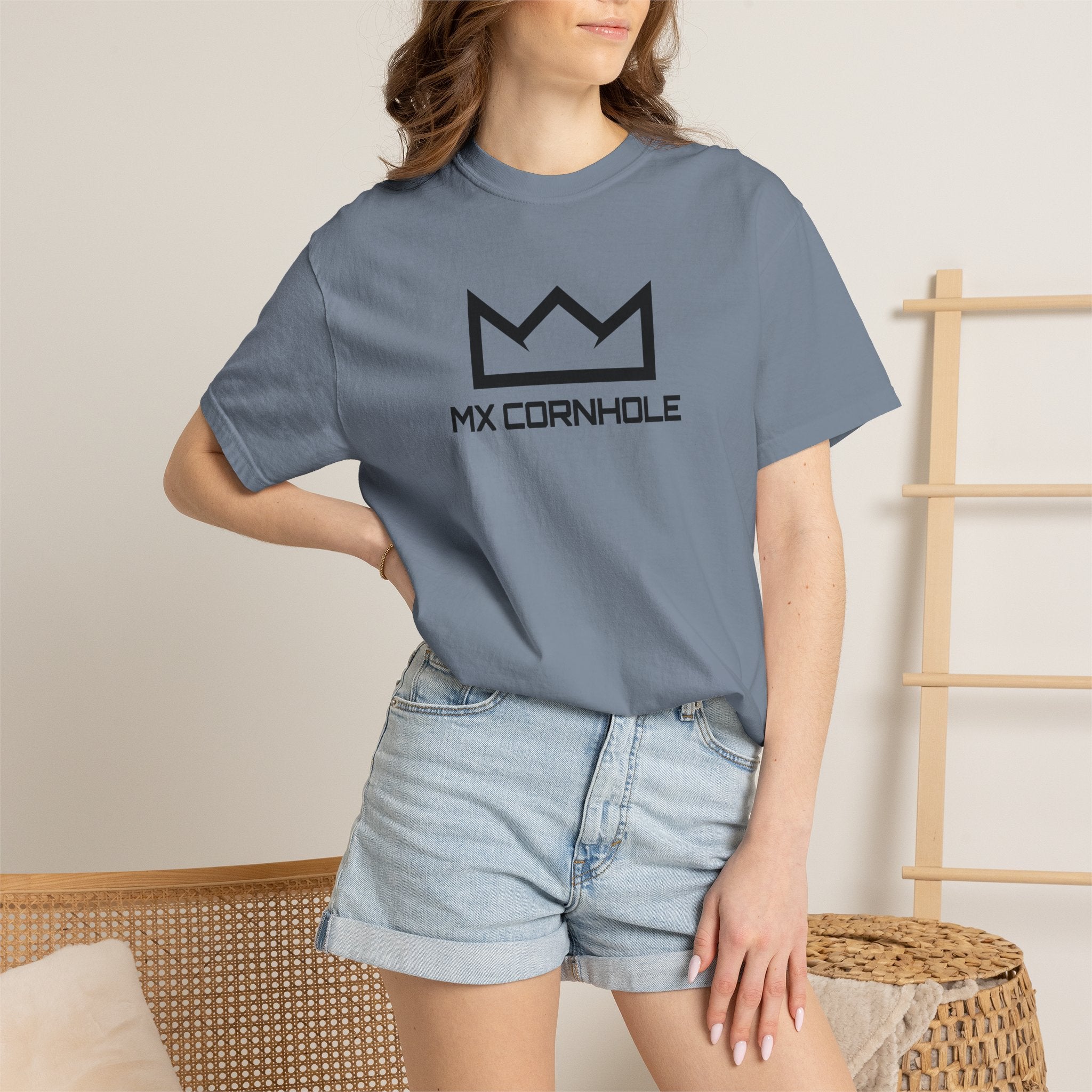 MX CROWN - Black - T-shirt