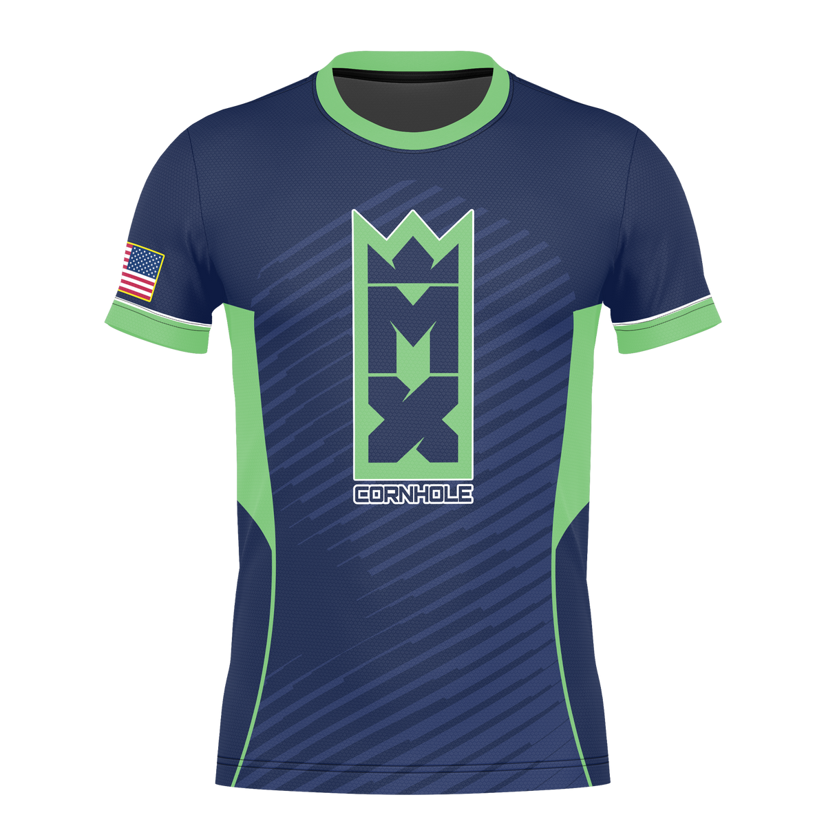 MX CORNHOLE -TRADITIONAL-JERSEY_BLUE/LIME GREEN
