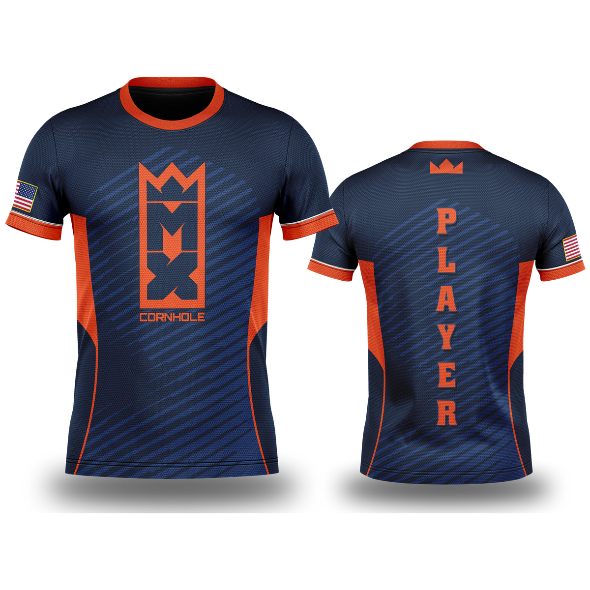 MX CORNHOLE -TRADITIONAL-JERSEY_BLUE/ORANGE